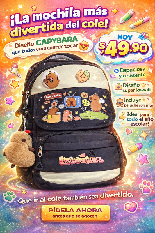 MOCHILA CAPYBARA